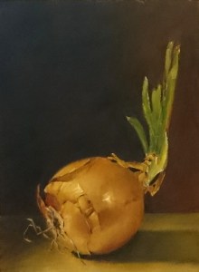 Peinture à l'huile sur panneau